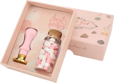 Image de Set de tampons de cire, rétro, exquis bricolage, compte manuel, enveloppe, lettre, couleur feu, cachet, décoration, rose