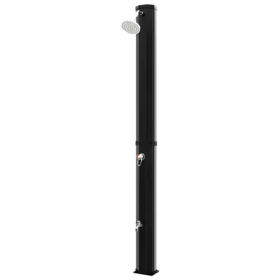Produktbild von vidaXL Solardusche mit Duschkopf und Wasserhahn 35 L Schwarz