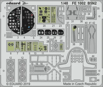 Produktbild von Eduard Accessories FE1002 - 1:48 Ätzsatz B5N2 for Hasegawa - Neu