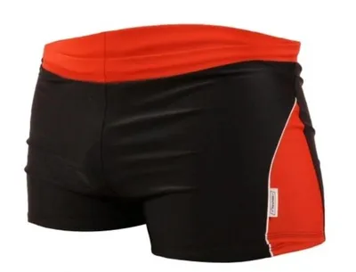 Produktbild von Herren-Badeshorts Stanteks, schwarz-rot, Größe XL