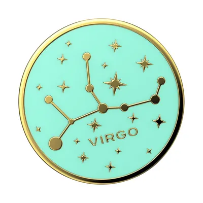 Produktbild von PopSockets | PopGrip | Ausziehbarer Sockel und Griff für Smartphones und Tablets | Fingerhalter Enamel Virgo