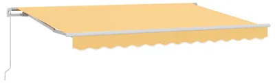 Productafbeelding van vidaXL Uitschuifbare zonnescherm, beige, 3 x 2,5 m, polyester en aluminium