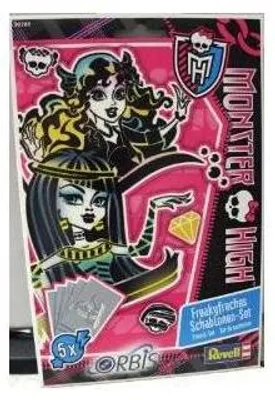 Produktbild von Revell Orbis 30209 - Kinderairbrush - Schablonen-Set Monster High III