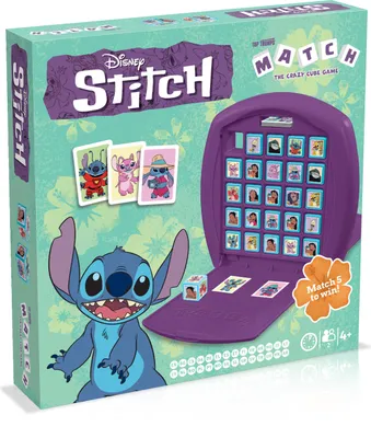 Produktbild von Top Trumps Match - Stitch Würfelspiel Gesellschaftsspiel Kinderspiel Spiel