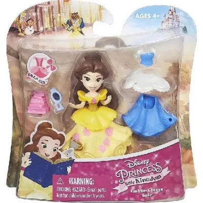 Image de Mini princesse : la belle et la bête - hasbro b7157 - disney princesses - poupée