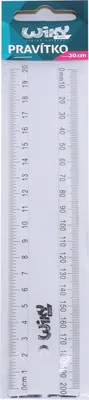 Produktbild von Lineal 20 cm transparent