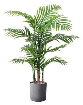 Obrázok produktu pre Umelá palma, výška 120 cm, s betónovým kvetináčom