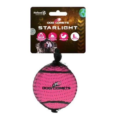 Produktbild von Dog Comets Hundespielzeug Starlight rosa, Größe: L