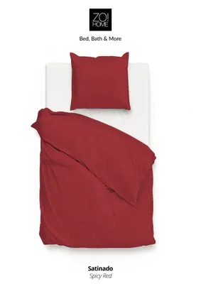 Produktbild von Satinado Bettwäsche 155 Spicy Red