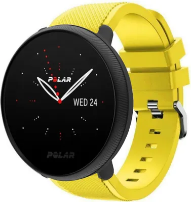 Produktbild von Strap-it Polar Ignite 3 Silikonarmband (Gelb)