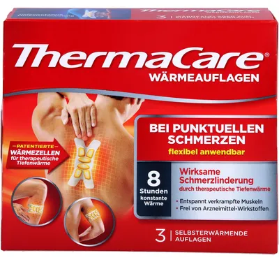 Produktbild von ThermaCare Wärmeauflagen bei punktuellen Schmerzen, 3 St. Pflaster