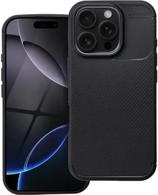 Produktbild von Case passend für iPhone 16 PRO Carbon Premium black