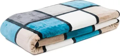 Produktbild von Famanu Decke Plaid Antigua - Cashmere Feeling, Rautenmuster, 150 x 200 cm