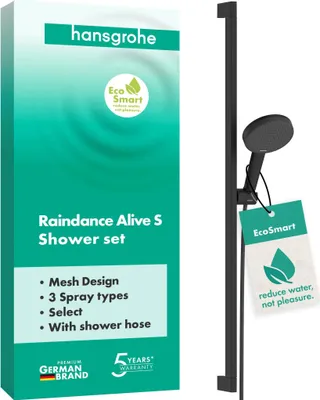 Produktbild von hansgrohe Brauseset Raindance Alive Select S 125 3jet EcoSmart Unica 900mm MSW, 1 Stk.
