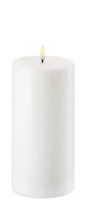 Obrázok produktu pre Piffany Copenhagen - Uyuni Lighting LED sviečka "Nordic White" V: 20,3 cm, Ø: 10,1 cm