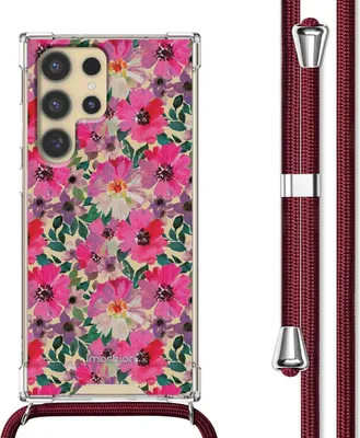 Immagine prodotto di Custodia di design imoshion con cinturino Samsung Galaxy S24 Ultra - Flower Water