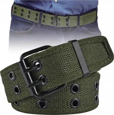 Immagine prodotto di EDIBAZZAR | Cintura tattica, cintura tessuta con fibbia, militare, doppio petto, donna, uomo