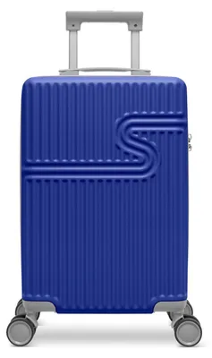 Produktbild von Handgepäck Koffer 55x34x20 cm - Trolley Handgepäckkoffer - Reiskoffer Hartschale - TSA-Zahlenschloss - 28L - Dazzling Blue