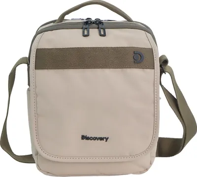 Produktbild von Discovery Schultertasche Downtown Kleine Discovery Umhängetasche aus RPET Polyester Sand One Size