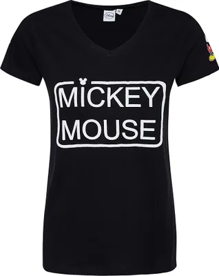 Produktbild von Mickey Mouse Herren T-Shirt Erwachsene Kurzarmshirt in drei Farben, Farbe:Schwarz, Größe Herren:S