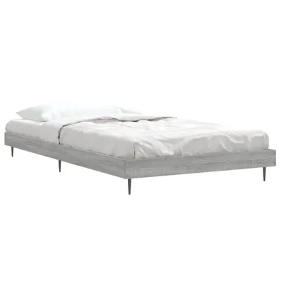 Immagine prodotto di vidaXL Struttura letto grigio Sonoma 90x190 cm in legno