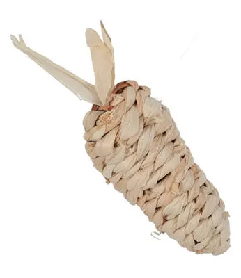 Produktbild von Zolux Ehop Nagerspielzeug aus Naturfasern, 12 cm, ohne künstliche Farbstoffe, Zahnpflege für Kaninchen & Nager
