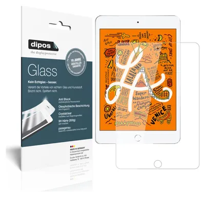 Produktbild von 2x Schutzfolie für Apple iPad Mini 5.Gen (2019) 7.9 Zoll - 9H Folie dipos