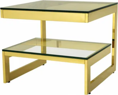 Produktbild von Casa Padrino Luxus Art Deco Designer Beistelltisch Gold - Hotel Tisch Möbel