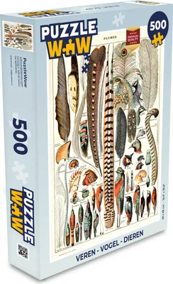 Obrázek produktu pro MuchoWow MuchoWow® Puzzle 500 ks Peří - Ptáci - Zvířata