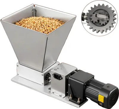 Obrázek produktu pro Elektrický mlýn na obilí, výkon 60 W, kapacita 4 l, napětí 220 V, rychlost 75 ot./min, nerezová ocel