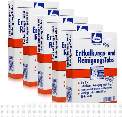 Produktbild von 5x Dr. Becher Entkalkungs- und ReinigungsTabs - B00K5RCQBE | Packung (8 Stück)