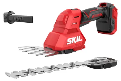 Obrázek produktu pro SKIL 0631CA Akumulátorové nůžky na trávu a keře (nůžky 2 v 1, živé ploty/keře 8 mm)