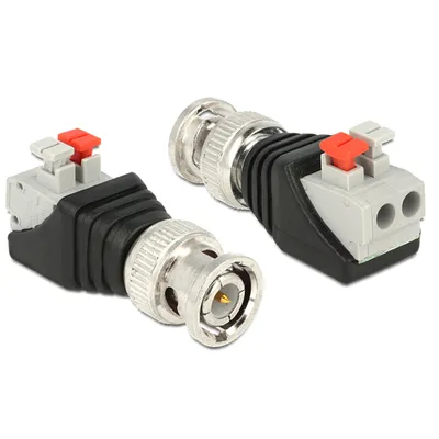 Produktbild von Delock - Antennenadapter - 2-polige Klemmleiste weiblich zu BNC männlich