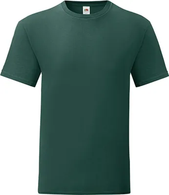 Produktbild von Fruit of the Loom 61-430-0 | Herren Iconic T, 100% gekämmte, ringgesponnene Baumwolle - Farbe: Forest Green - Größe: XL