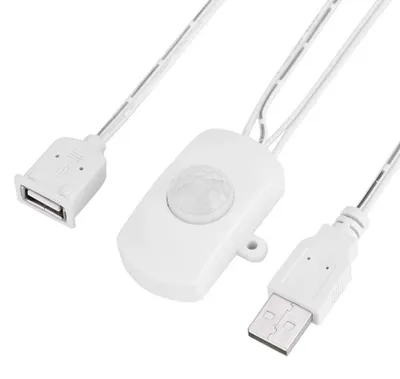 Obrázek produktu pro Mini LED infračervený pohybový senzor s detekčním úhlem 120 stupňů (PIR)