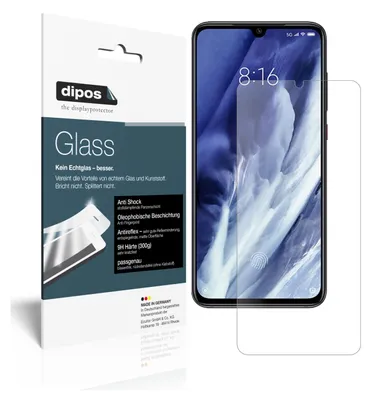 Obrázek produktu pro 2x ochranná fólie pro Xiaomi Mi 9 Pro 5G matná - Anti-Shock 9H fólie dipos Glass plastové sklo