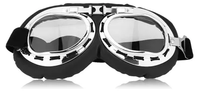Image de Lunettes de moto avec verre PC transparent