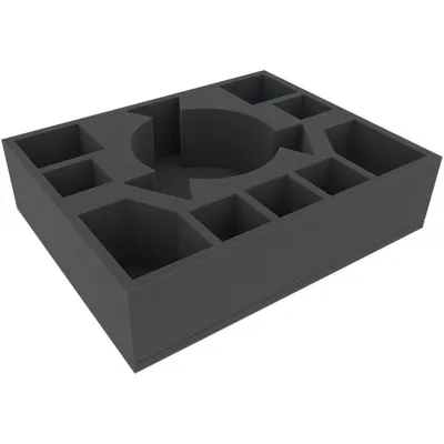Image de Insert en mousse de 85 mm avec 10 compartiments pour miniatures