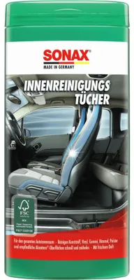 Produktbild von 6x SONAX InnenReinigungsTücher Box | Dose (25 Stück)