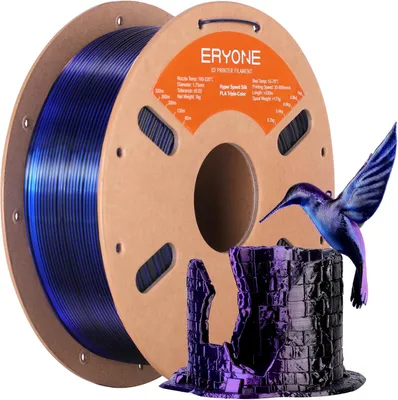 Obrázek produktu pro 3D tiskárna, filament PLA, tříbarevný, 1,75 mm, 1 kg, pro rychlé tiskové projekty