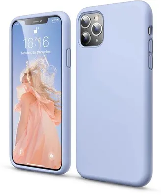 Productafbeelding van Liquid Silicone Hoes voor iPhone 11 Pro Max met Microfiber Binnenvoering