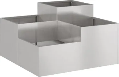 Obrázok produktu pre Záhradný kvetináč Strieborná 100 x 100 x 48 cm
