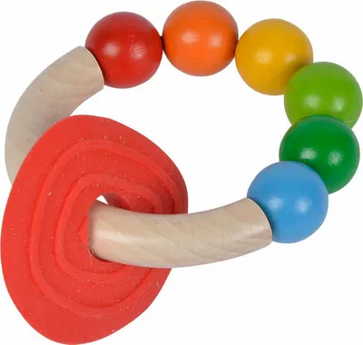 Produktbild von Eichhorn Baby Greifling mit Beißplatte, Kauring, Beißring, Beissring, Spielzeug, 100017047