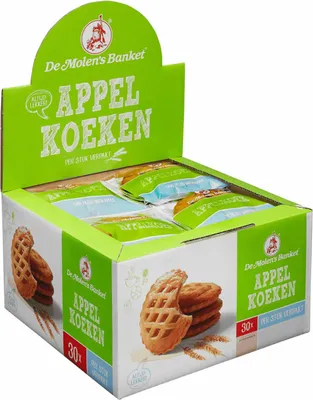 Immagine prodotto di Torta di mele Banket De Molen's Appelkoeken 30 pz.