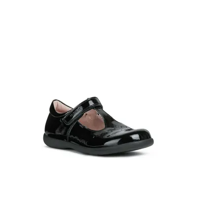 Immagine prodotto di Geox - Ballerine da bambina "Naimara", cinturino a T, pelle FS8630 (31 EU) (vernice nera)