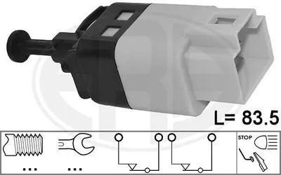 Produktbild von ERA Bremslichtschalter 331008 für CHEVROLET SPARK (M300) elektrisch