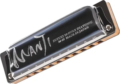 Productafbeelding van Suzuki Music Manji 10H, harmonische mineur toonsoort E, diatonische mondharmonica in Es mineur