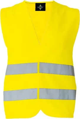 Produktbild von Korntex KXX217_D | Basic Safety Vest For Print Karlsruhe Sicherheitsweste - Farbe: Signal Yellow - Größe: XXL
