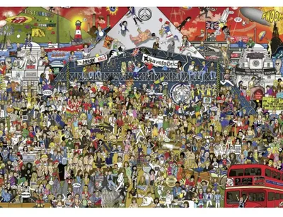 Image de Puzzle sur l'histoire de la musique britannique 2000 Teile