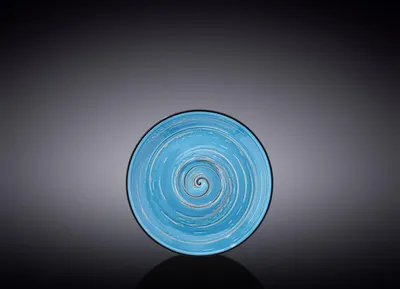 Produktbild von Wilmax Untertasse 11 cm Blau Porzellan WL-669633/B